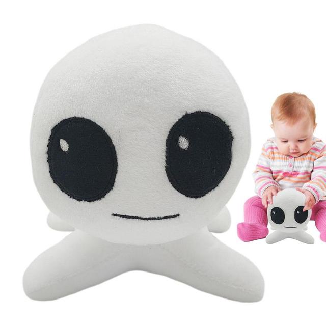 20cm TBH Creature Plush Toy Autism Creature Plush White Yipee Creature Plush  Toy Big Eyes Plush Doll Christmas Birthday Gift - AliExpress